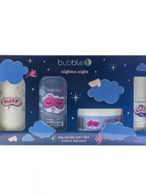Objednat Nyní Bubble T Cosmetics Relaxační dárková sada pro klidný spánek s výtažkem z levandule a olejem neroli 4 ks