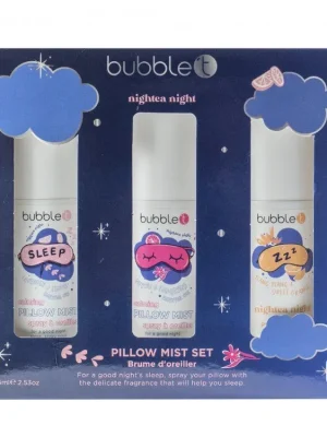 Nejlepší Volba Bubble T Cosmetics Sada vonných sprejů na polštář pro klidný spánek s výtažkem z levandule a olejem neroli 3x75 ml 3 ks