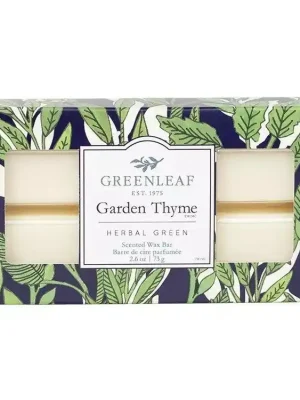 Časově Omezené Greenleaf Vonný vosk Garden Thyme (tymiánová zahrada) 73 g