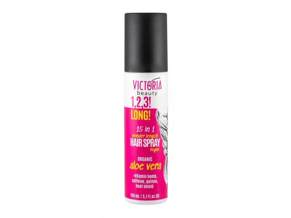 Expresní Doručení Victoria Beauty 1,2,3 LONG! Termo ochranný sprej na vlasy s BIO aloe verou 150 mL