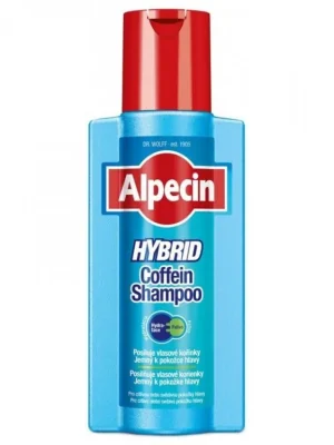 ALPECIN Hybrid Kofeinový šampon 250ml - pro muže s citlivou, svědivou pokožkou hlavy Cenově Výhodný