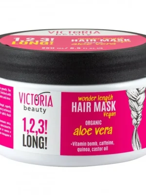 Top Prodej Victoria beauty 1,2,3 LONG! Maska na vlasy pro podporu růstu s aloe verou 250 mL