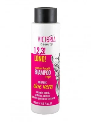 Odeslání Ihned Victoria Beauty 1,2,3 LONG! Vitamínový vlasový šampón pro podporu růstu s organickou Aloe verou 500 mL