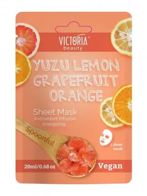 Kup Teď Victoria beauty SPOONFUL Antioxidační plátýnková maska pro rozzáření pokožky s vitamíny 20 mL