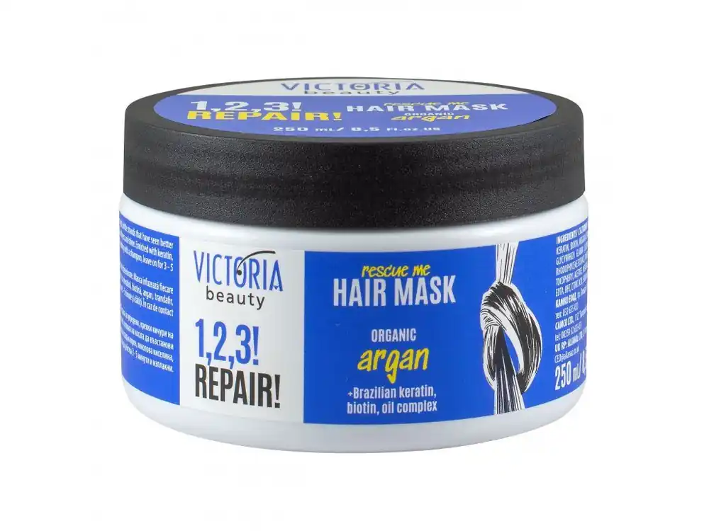 Victoria beauty 1,2,3 REPAIR! Regenerační maska pro poškozené vlasy s arganovým olejem 250 mL Akční Nabídka