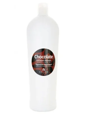 KALLOS Chocolate Repair Shampoo 1000ml - šampon na suché lámavé vlasy Doprava Zdarma