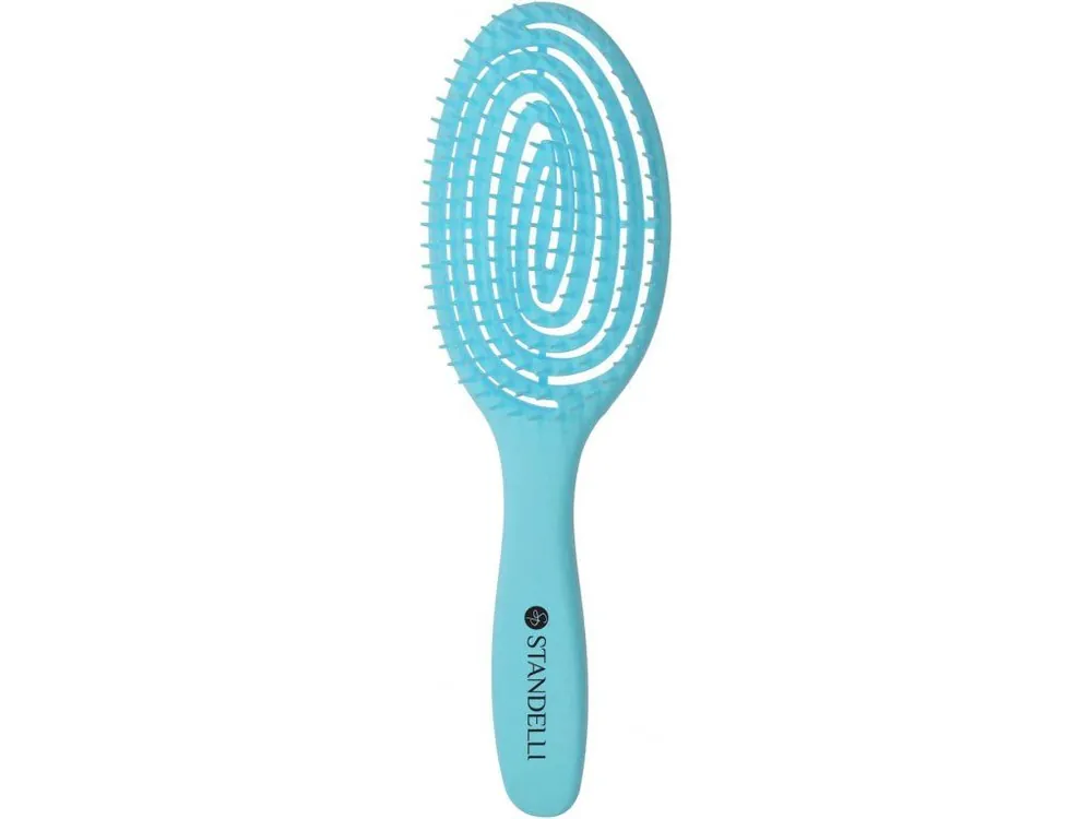Standelli professional Detangler kartáč na vlasy pro rychlejší fénování zelený 24 cm Akční Nabídka