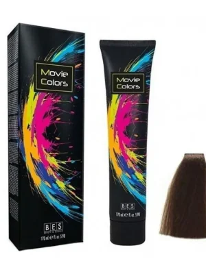 BES Movie Colors 5.0 Light Brown - gelová barva na vlasy bez amoniaku 170ml - světle hnědá Nakupujte Hned