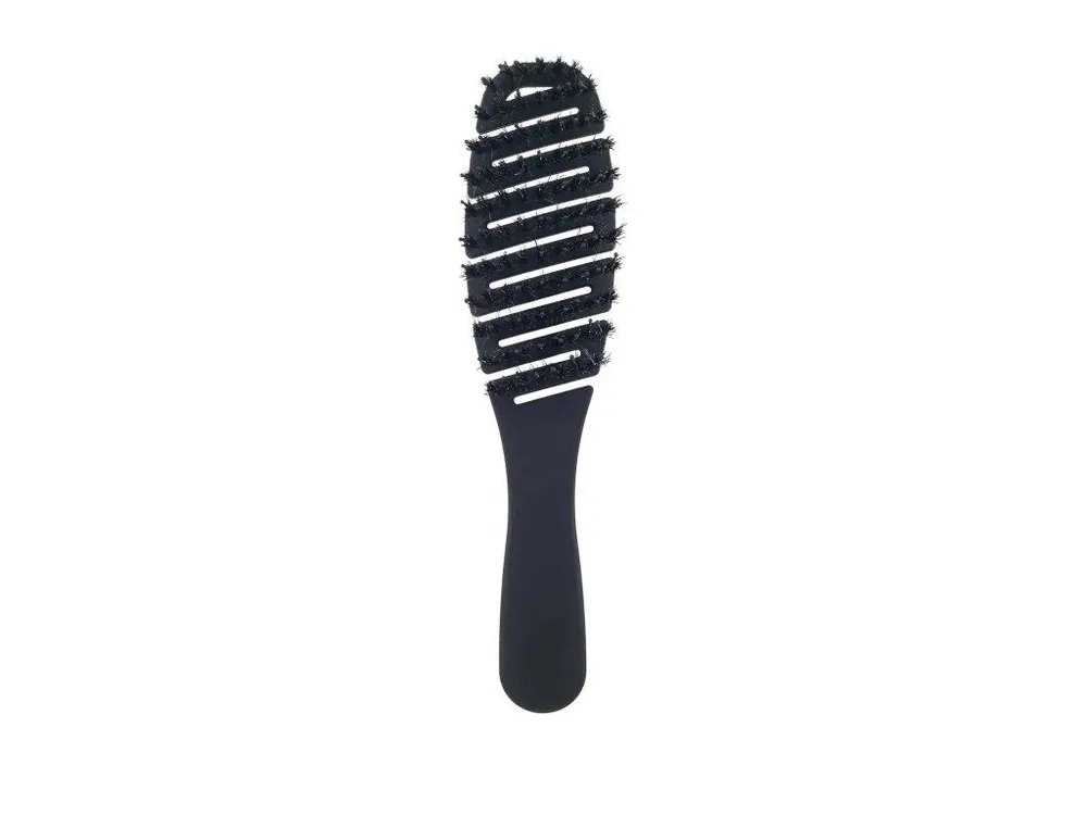 Bezpečná Platba STANDELLI Professional Boar Bristle Detangling kartáč na vlasy s kančími štětinami černý