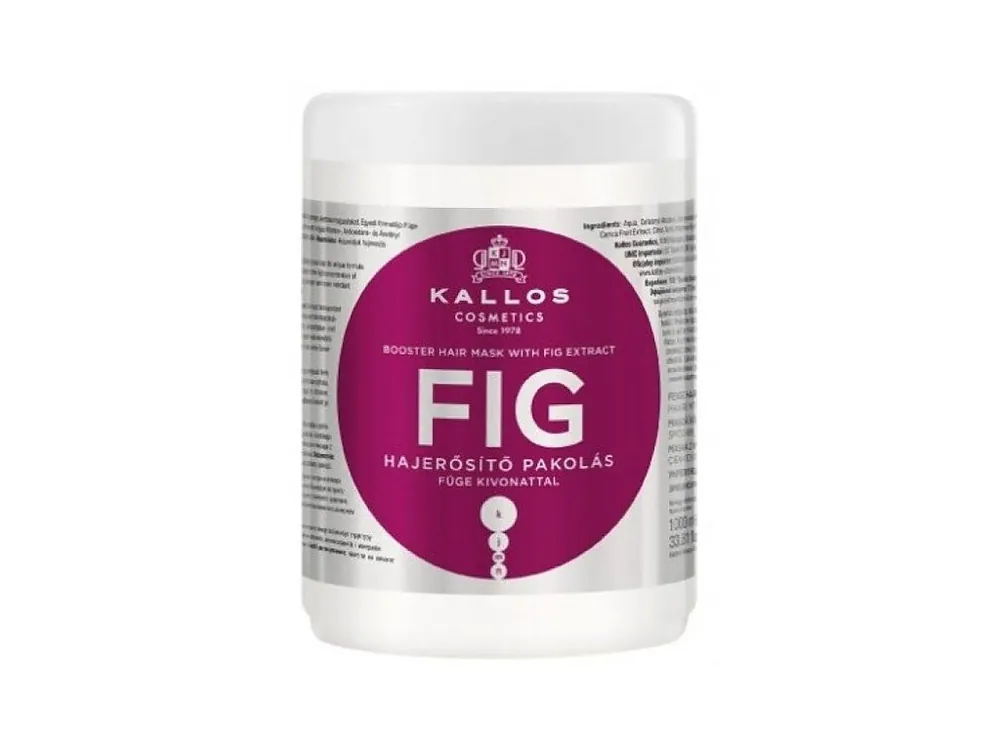 KALLOS KJMN Fig Hair Mask 1000ml - maska na slabé vlasy a roztřepené konečky Top Prodej