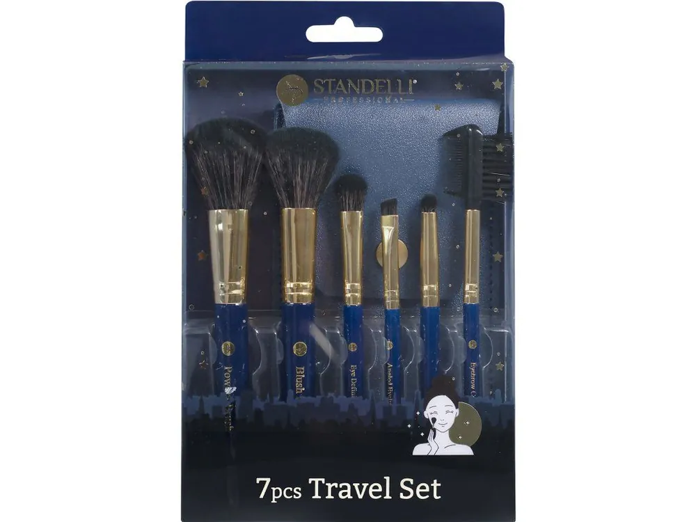 Standelli professional Cestovní set kosmetických pomůcek na make up + pouzdro zdarma 7 ks Hit Sezóny