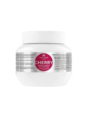 KALLOS KJMN Cherry Hair Mask 275ml - třešňová hydratační maska na suché vlasy Horká Nabídka
