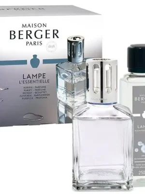 MAISON BERGER PARIS Dárková sada: katalytická lampa Essentiale Cube + Mořský vzduch, 250 ml + So Neutral 250 ml Nejlepší Volba