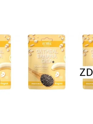 Kup Teď Victoria Beauty SPOONFUL Výživná plátýnková maska s ovesnými vločkami 3 ks
