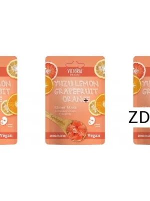 Nejprodávanější Victoria beauty SPOONFUL Antioxidační plátýnková maska pro rozzáření pokožky s vitamíny 3 ks