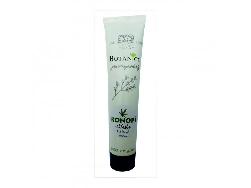 Botanico Pleťová maska Konopí 100 ml Sezónní Sleva
