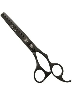 Koupit Online OLIVIA GARDEN SilkCut Thinner Matt Black Edition T6-35BL - profi efilačnínůžky na vlasy