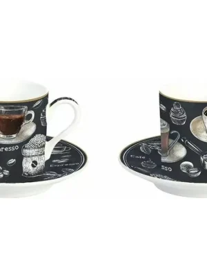 Easy Life Porcelánové šálky a podšálky Barista 2x75 ml 2 ks Akční Cena