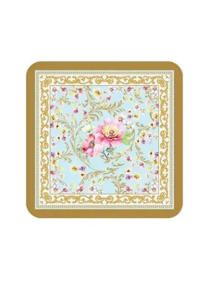 Easy Life Korkové podložky pod skleničky Majestic Flowers 10,5x10,5 cm 6 ks Super Cena