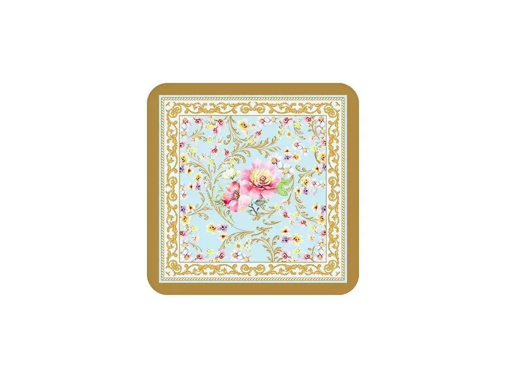 Easy Life Korkové podložky pod skleničky Majestic Flowers 10,5x10,5 cm 6 ks Super Cena