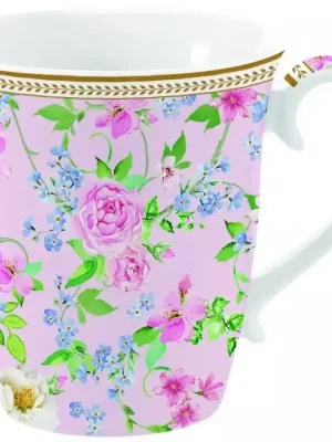 Easy Life Porcelánový hrnek Garden Joy růžový 275 ml Sezónní Sleva
