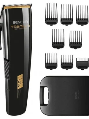 SENCOR SHP 8400BK Titanium Hair Clipper - profi aku střihací strojek na vlasy Jen Po Omezenou Doba