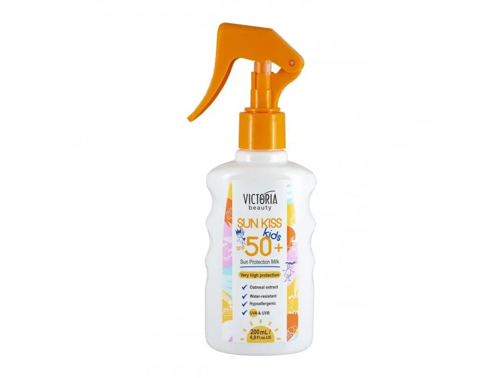 Victoria beauty SUN KISS Voděodolné ochranné mléko pro děti SPF 50 200 ml Zlevněný