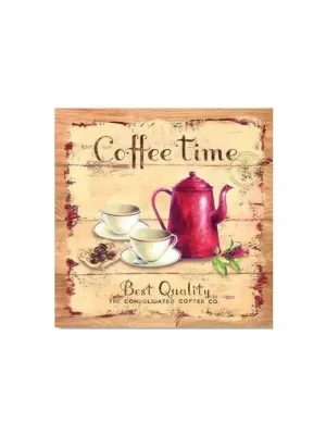 Sezónní Sleva Easy Life Papírový ubrousek Coffee Company 33×33 cm, 20 ks