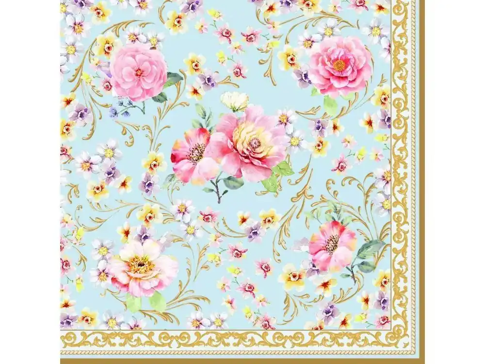 Přímo Od Výrobce Easy Life Papírový ubrousek Majestic Flowers 33×33 cm, 20 ks