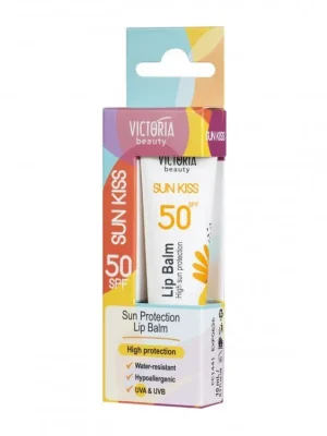 Victoria beauty SUN KISS Voděodolný ochranný krém na rty SPF 50 s kyselinou hyaluronovou10 mL Originální