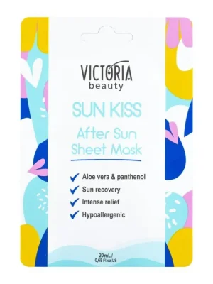 Victoria beauty SUN KISS Zklidňující plátýnková maska po slunění s panthenolem Oblíbený