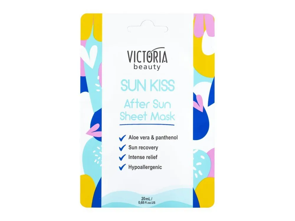 Victoria beauty SUN KISS Zklidňující plátýnková maska po slunění s panthenolem Oblíbený