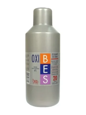 BES Oxibes 6% Ossidante In Crema - krémový peroxid pro barvy Bes HiFi - 6% (20vol) Cenová Bomba