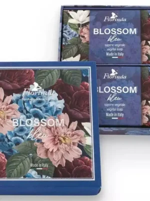 Pouze Dnes Florinda Blossom Blue Dárkové balení italských rostlinných mýdel 2x200 g