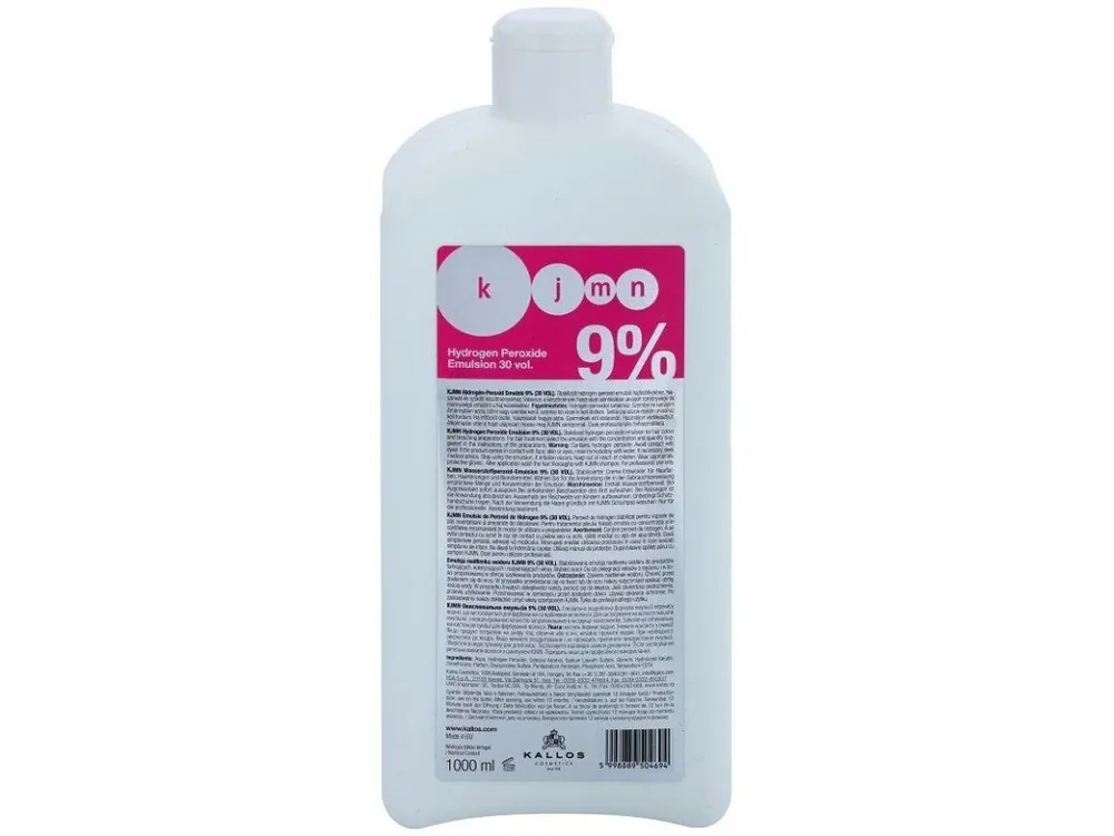 KALLOS KJMN 9% (30vol) Hydrogen Peroxide Emulsion - krémový peroxid vodíků 1000ml Tovární Cena