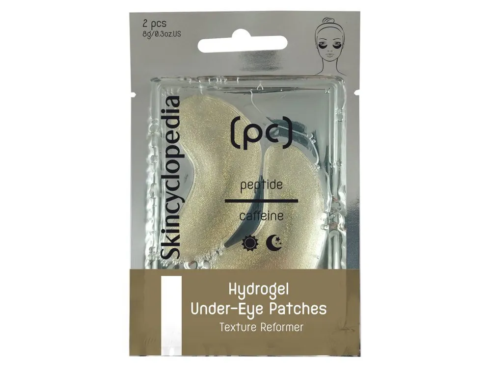 Originální Skincyclopedia Hydrogelová oční maska s kofeinem a peptidy 1 pár/2 ks