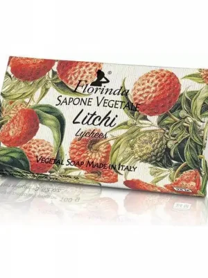 Akční Nabídka Florinda Litchi Italské přírodní rostlinné mýdlo Liči 100 g