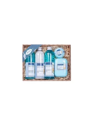 Aktuální BOTANICO Dárková sada Mrtvé moře Koupelová sůl 200 g, šampon/balzám 200 ml, sprchový gel 200 ml, balistik do koupele 50 g, glycerínové mýdlo 200 g 5 ks