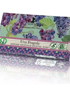 Florinda Rostlinné mýdlo Uva Fragola 100 g Levný