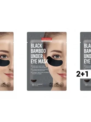 Purederm Vegan Kolagenové polštářky pod oči pro dokonalou hydrataci s výživným komplexem Black food AKCE 2+1 ZDARMA 90 ks Nejprodávanější