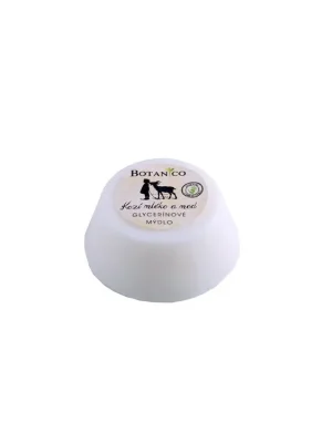 Super Cena Botanico Glycerínové mýdlo muffin Kozí mléko s medem / 80 g