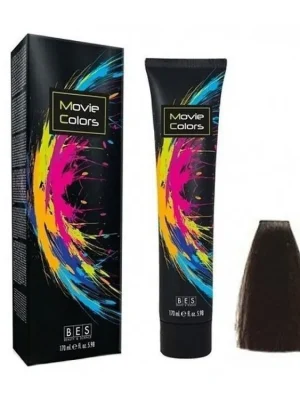 Vrácení Zdarma BES Movie Colors 3.0 Dark Brown - gelová barva na vlasy bez amoniaku 170ml - tmavě hnědá