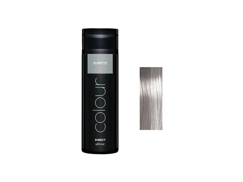 Originální SUBRINA Direct Colour Silver 200ml - Gelová barva na vlasy - stříbrná