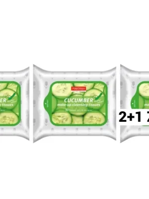 Purederm Čisticí pleťové ubrousky s výtažky z OKURKY AKCE 2+1 ZDARMA 90 ks Sleva