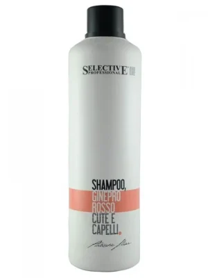 Akce SELECTIVE Professional Ginepro Rosso Shampoo 1000ml -šampon pro normální a mastné vlasy