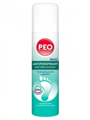 ASTRID PEO Antiperspirant spray na nohy 150ml - zamezuje pocení a vzniku zápachu Levný