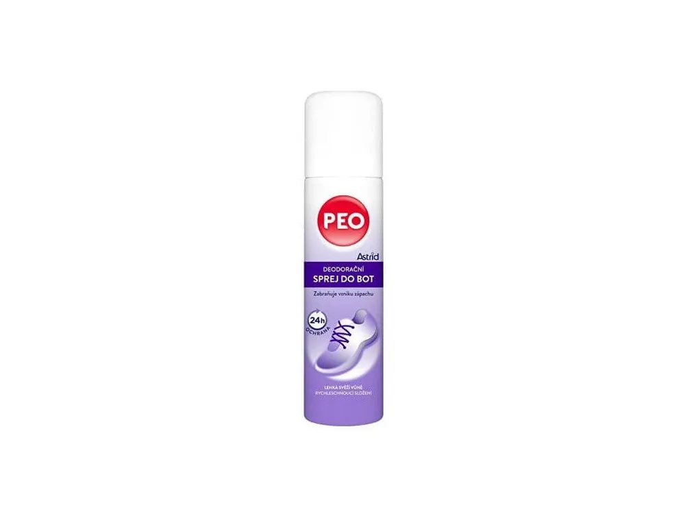 Pouze Dnes ASTRID PEO Deodorační spray do bot 150ml - zabraňuje vzniku zápachu, ničí bakterie