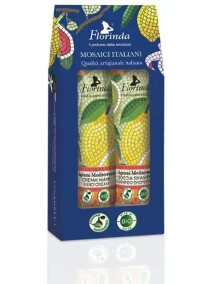 Levný Florinda Dárková sada krému na ruce a sprchového šamponu Mosaico Limone 2x30 ml