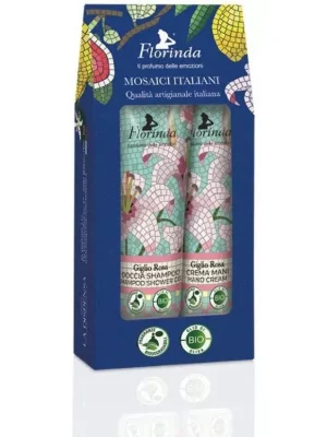 Víkendová Akce Florinda Dárková sada sprchového šamponu a krému na ruce Giglio Rosa 2x30 ml 2 ks