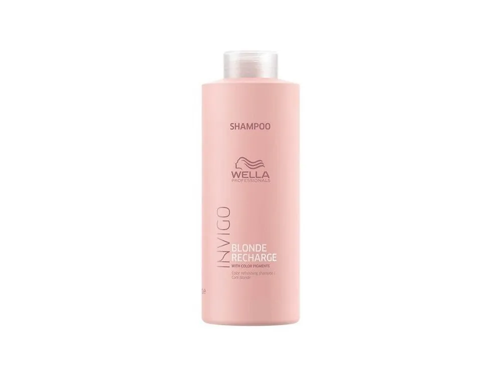 Nízká Cena WELLA Invigo Cool Blonde Recharge Shampoo 1000ml - šampon pro studenou blond